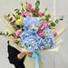 Bluebell Love Affair - Hand Bouquet - Eustoma - Hand Bouquet - Hydrangea - Well Live Florist