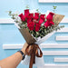 Blushing Beauty - Red Rose Hand Bouquet - flower bouquet - flower delivery Singapore - Well Live Florist