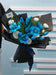 Cerulean Splendor - Blue Tulip Hand Bouquet - Tulip bouquet - Flower Delivery Singapore - Well Live Florist