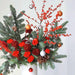 Christmas Flower Arrangement - Flower In Vase - Flower Delivery Singapore - Well Live Florist