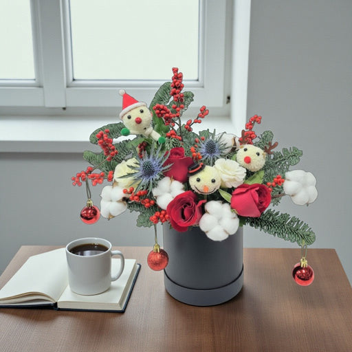 Christmas Whimsy - Christmas Flower Arrangement - Flower Delivery Singapore - Well Live Florist