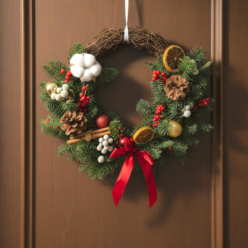 Christmas Wreath - Christmas Flower Delivery Singapore - Well Live Florist