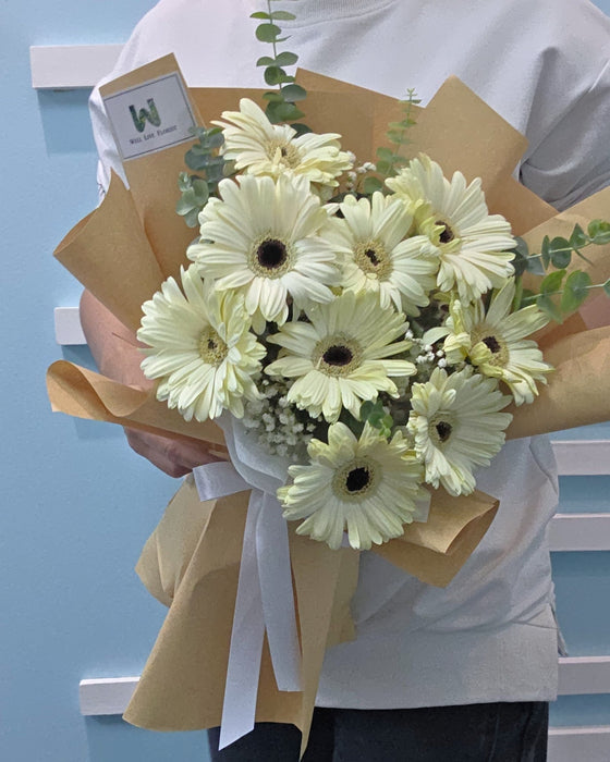 Comforting Thoughts - Condolences Flower Bouquet - Same Day Flower Delivery Singapore - Well Live Florist