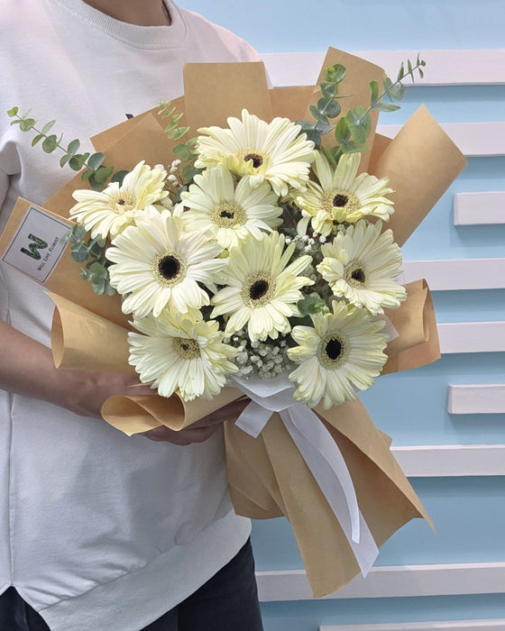 Comforting Thoughts - Condolences Flower Bouquet - Same Day Flower Delivery Singapore - Well Live Florist