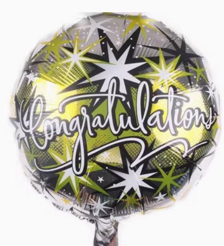 Congratulations Helium Balloon - Add On To Flower Bouquet - Well Live Florist