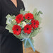 Dancing Daisies - Red Gerbera Bouquet - Flower Bouquet - Flower Delivery Singapore - Well Live Florist