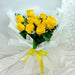 Dayana - Fresh Rose Bouquet - Fresh Yellow Rose - Free Same Day Delivery - Florist Singapore - Well Live Florist