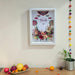 Diwali Blooms preserved flower frame mounted on a wall