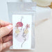 Dried Dandelion Stud Earrings. A delicate add-on to your flower bouquet. Perfect gift from Well Live Florist, Singapore.