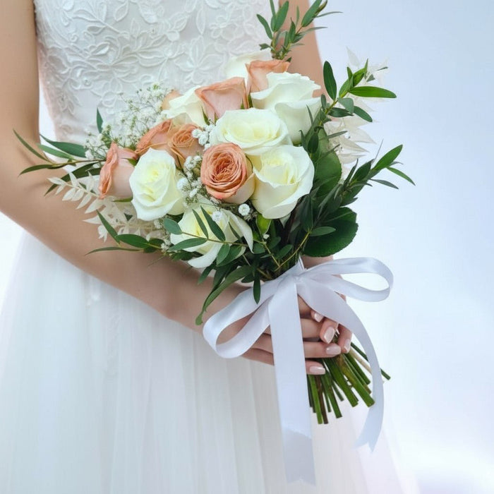 Elizabeth - Bridal Bouquet - Wedding Flower Bouquet - Flower Delivery Singapore - Well Live Florist