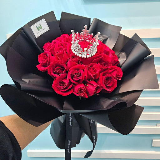 Endless Beauty - Hand Bouquet - 99 Roses - Hand Bouquet - red roses - Well Live Florist