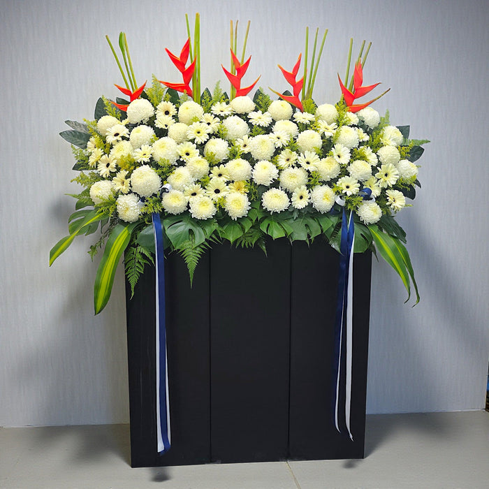 Endless Light - Condolences Flower Stand - Sympathy Flower - Flower Delivery Singapore - Well Live Florist