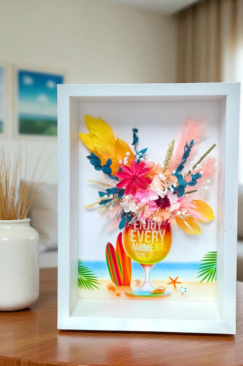 Floral Artwork - Preserved Flower Decor - Free Same Day Delivery - Florist Singapore - Well Live Florist