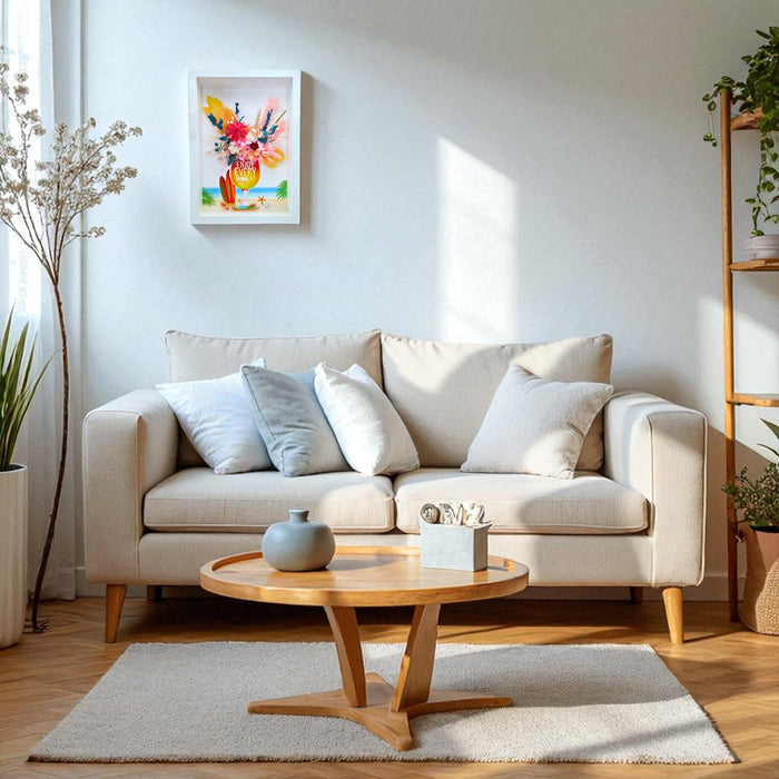 Enjoy Every Moment - Floral Artwork - Preserved Flower Decor - Free Same Day Delivery - Florist Singapore - Well Live Florist