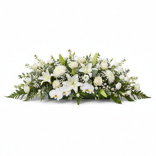Eternal Peace Spray - Funeral Casket Flower - Flower On Top Coffin - Flower Delivery Singapore - Well Live Florist