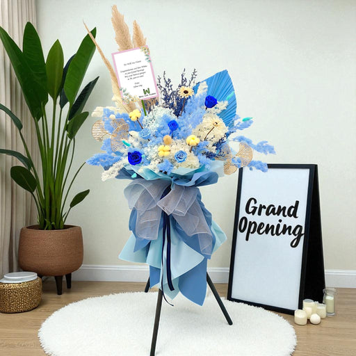 Excellence II - Preserved Flower Grand Opening Flower Stand - Opening Flower Delivery - Flower Delivery Singapore - Well Live Florist