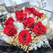 Fiery Love - Hand Bouquet - Preserved Flower - Preserved Roses - Free Same Day Delivery - Florist Singapore - Well Live Florist