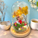 Floral Cloche - Preserved Flower Glass Dome - Same Day Flower Delivery Singapore - Well Live Florist