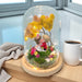 Floral Cloche - Preserved Flower Glass Dome - Same Day Flower Delivery Singapore - Well Live Florist