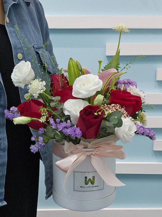 Garden Glow - Fresh Flower - Flower Box - Flower Delivery Singapore - Well Live Florist