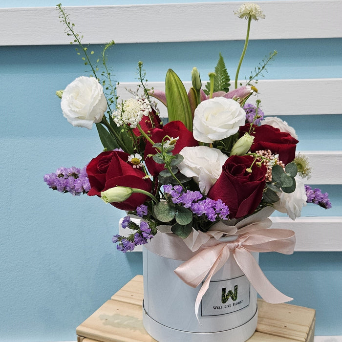 Garden Glow - Fresh Flower - Flower Box - Flower Delivery Singapore - Well Live Florist