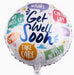 Get Well Soon (Warm Wishes) Helium Balloon - Add On to Flower Bouquet - Well Live Florist