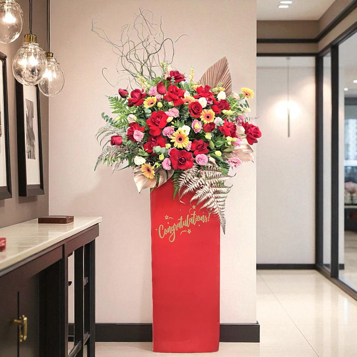 Goal To Success - Grand Opening Flower Stand - Opening Flower Delivery - Flower Delivery Singapore - Well Live Florist