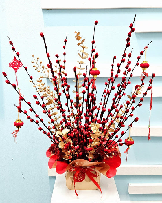 Good Fortune 财运亨通 - Chinese New Year Flower - Free Same Day Delivery - Well Live Florist