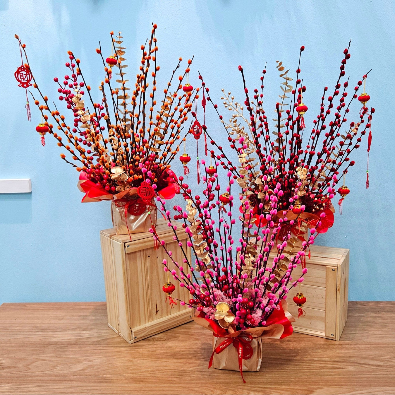 Good Fortune 财运亨通 - Chinese New Year Flower - Free Same Day Delivery - Florist Singapore - Well Live Florist