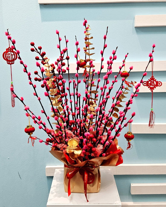 Good Fortune 财运亨通 - Chinese New Year Flower - Free Same Day Delivery - Well Live Florist