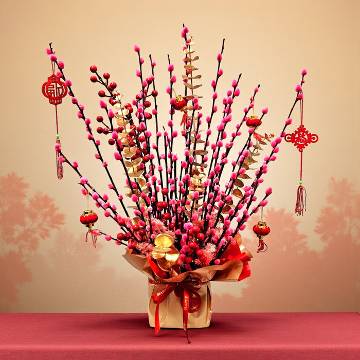 Good Fortune 财运亨通 - Chinese New Year Flower - Free Same Day Delivery - Florist Singapore - Well Live Florist