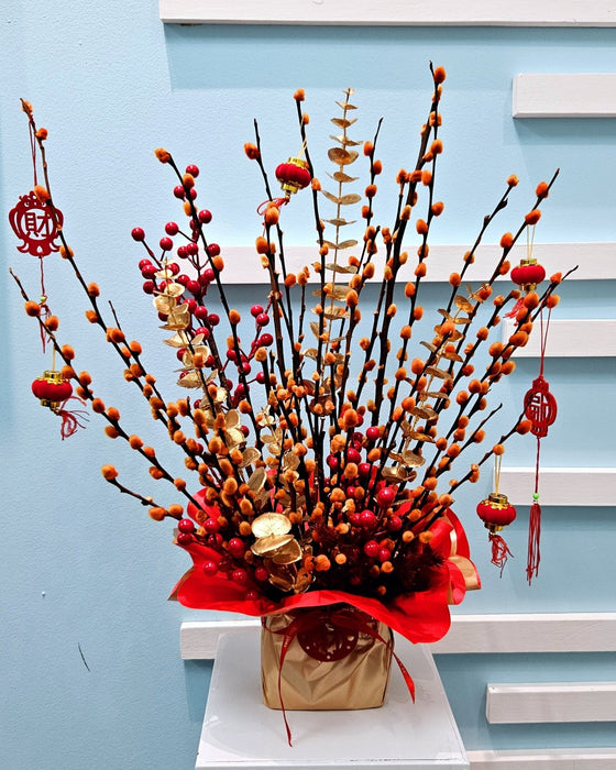 Good Fortune 财运亨通 - Chinese New Year Flower - Free Same Day Delivery - Well Live Florist