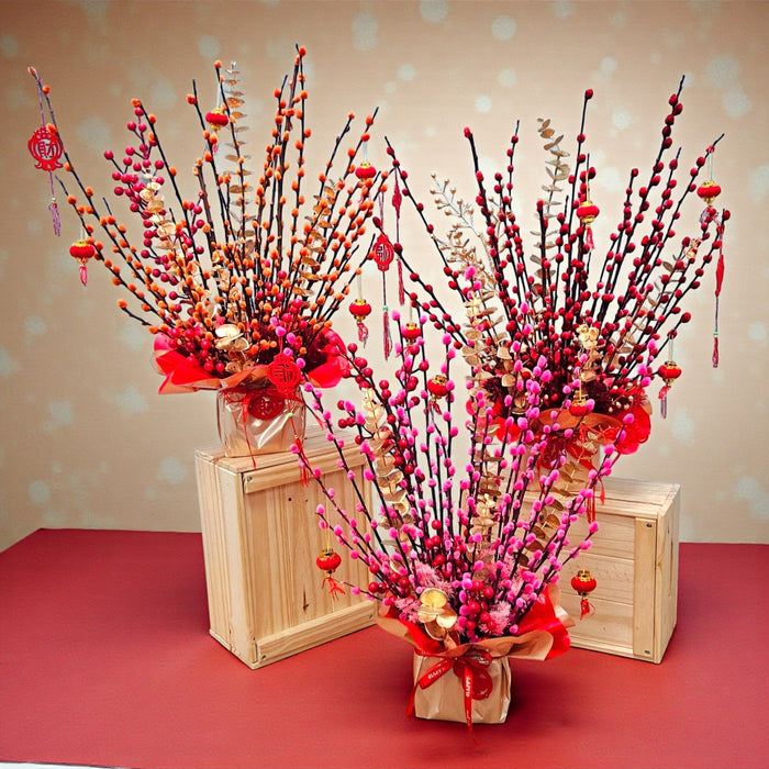 Good Fortune 财运亨通 - Chinese New Year Flower - Free Same Day Delivery - Florist Singapore - Well Live Florist