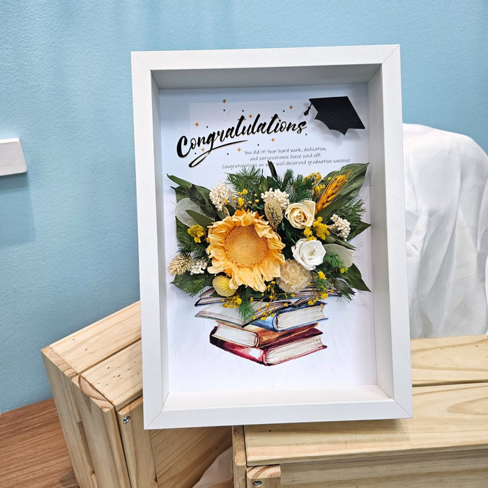 Graduation Glory - Floral Artwork - Graduation Flower - Flower Delivery Singapore - Well Live Florist