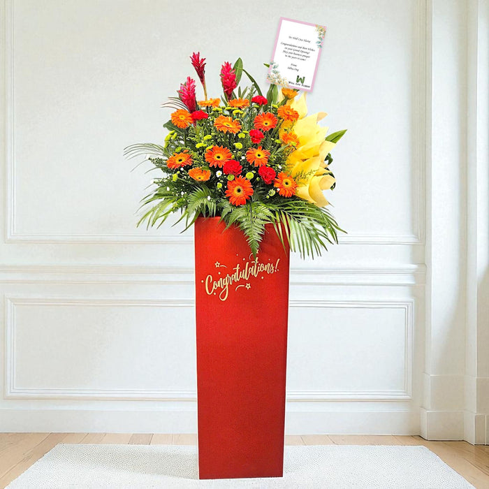 Grand Startups - Grand Opening Flower Stand -  Free Same Day Delivery - Florist Singapore - Well Live Florist