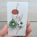 Green White Daisy Stud Earrings - Add on to your flower bouquet - Well Live Florist Singapore