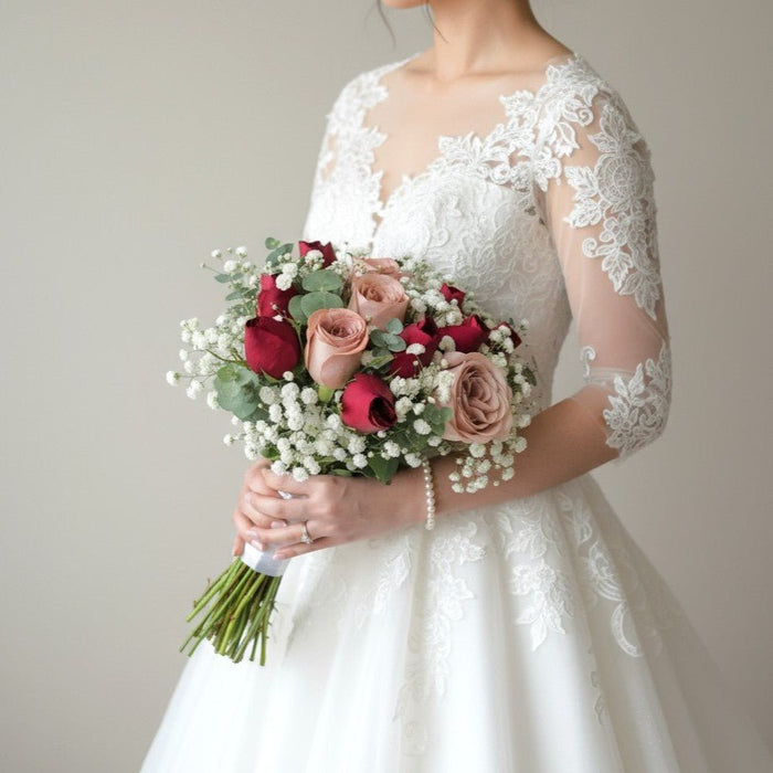 Happiest Moment - Bridal Bouquet - Wedding Flower Bouquet - Flower Delivery Singapore - Well Live Florist