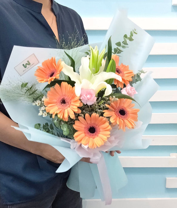 Happy Dance - Flower Bouquet Delivery - Hand Bouquet Singapore - Flower Delivery Singapore - Well Live Florist
