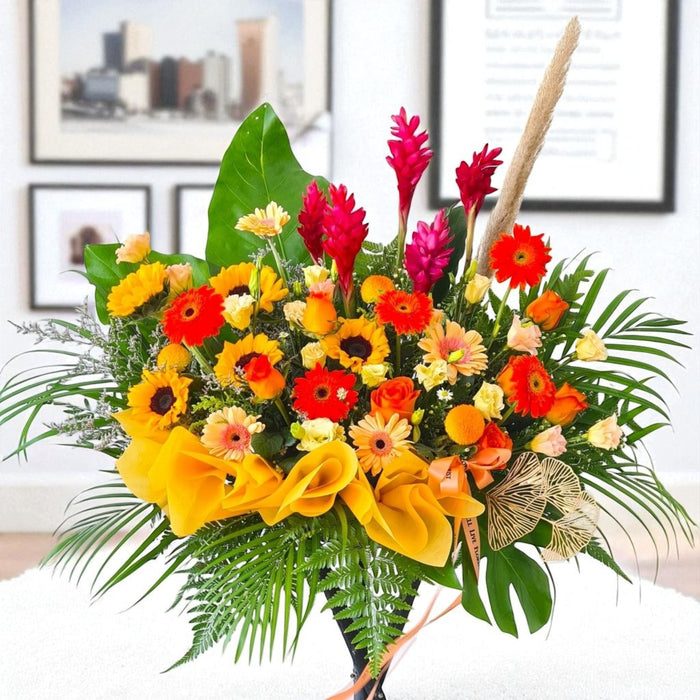 Heartfelt Congrats II - Grand Opening Flower Stand - Opening Flower Delivery - Flower Delivery Singapore - Well Live Florist