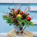 Holly Berry Bliss - Christmas Flower - Preserved Flower - Table Arrangement - Free Same Day Delivery - Well Live Florist