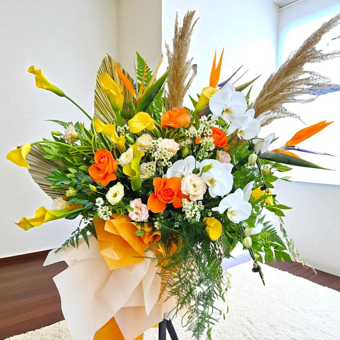 Joyful Celebration - Grand Opening Flower Stand - Opening Flower Singapore - Flower Delivery Singapore - Well Live Florist
