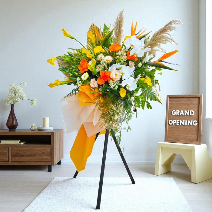 Joyful Celebration - Grand Opening Flower Stand - Opening Flower Singapore - Flower Delivery Singapore - Well Live Florist