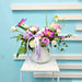 Lilac Love - Fresh Flower In Vase Arrangement - Flower Delivery Singapore - Well Live Florist