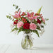 Lily Carnation Delight - Lily And Carnation Vase Arrangement - Flower In Vase - Flower Delivery Singapore - Well Live Florist