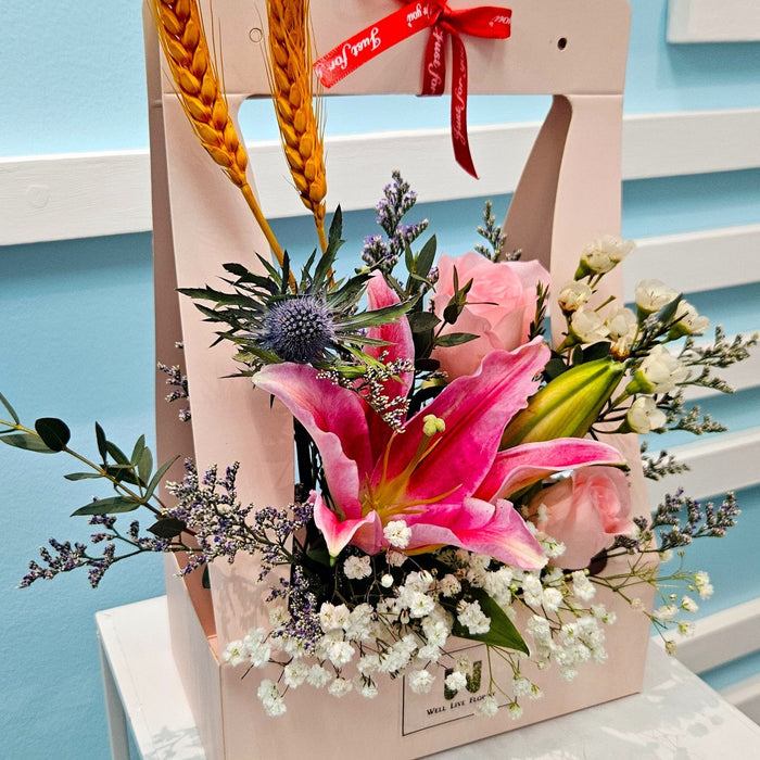 lily flower box Lily Rose Bliss|Well Live Florist