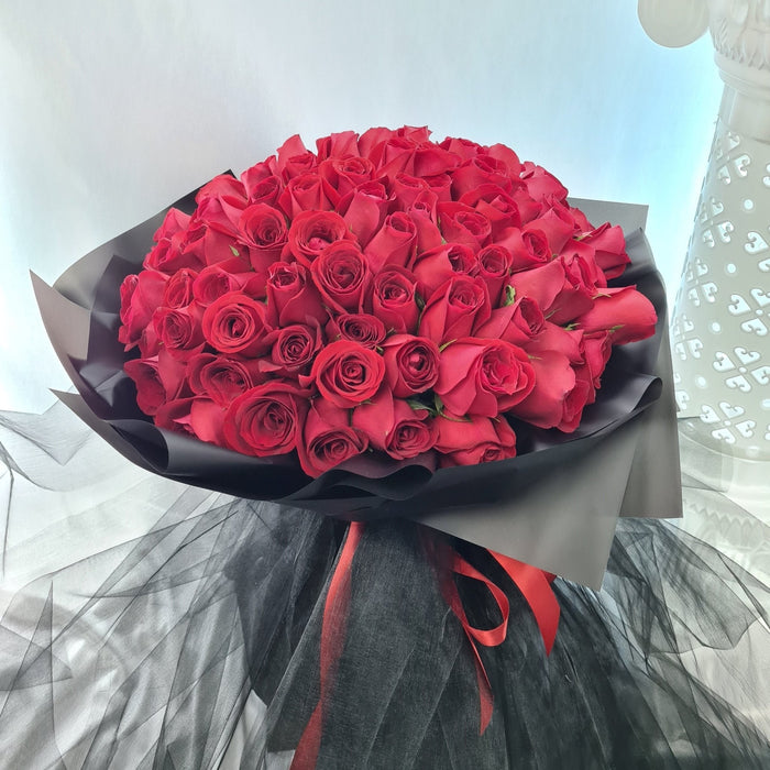 99 Rose Bouquet - 99 Red Rose - Flower bouquet - Flower Delivery Singapore - Well Live Florist