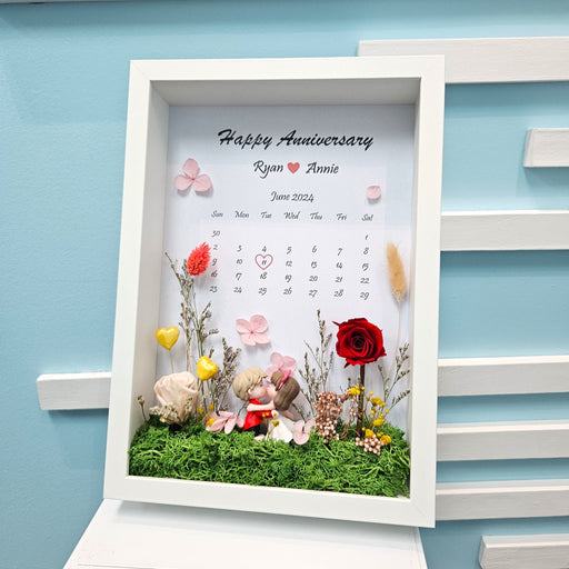 Love Story - Anniversary Floral Artwork - Anniversary Gift - Flower Delivery Singapore - Well Live Florist