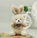 Mini Beige Rabbit - Add on to your flower bouquet - Well Live Florist Singapore