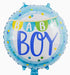 New Born (Baby Boy) Helium Balloon - Add On To Flower Bouquet - Well Live Florist