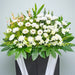 Our Hearts - Condolences Flower Stand - Sympathy Flower - Free Same Day Flower Delivery Singapore - Well Live Florist
